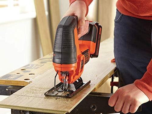 Black + Decker BDCJS18E1-QW Sierras de calar 18 V-2.5 AH 1 batería 1 hoja para madera