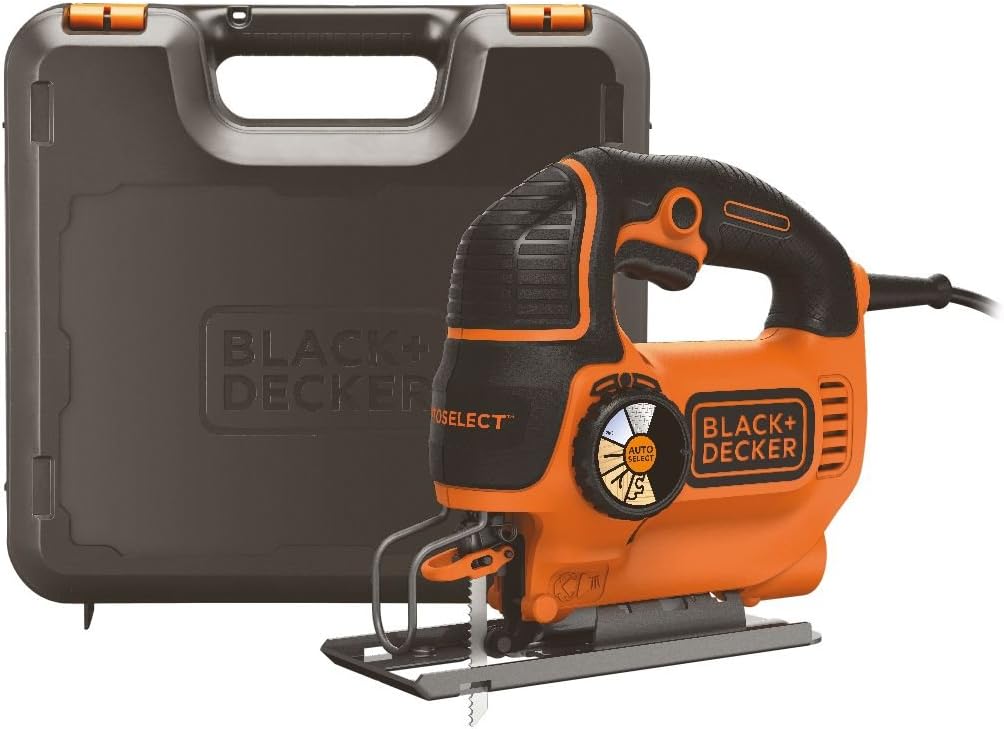 BLACK+DECKER KS801SEK KS801SEK Sierra de Calar 550W AutoSelect Pendular con Maletin