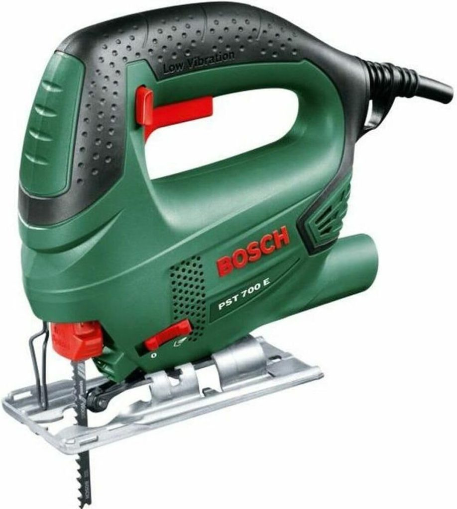 Bosch Home and Garden PST 650 - Sierra de calar 230V (500 W, en maletín), Color Negro/ Verde