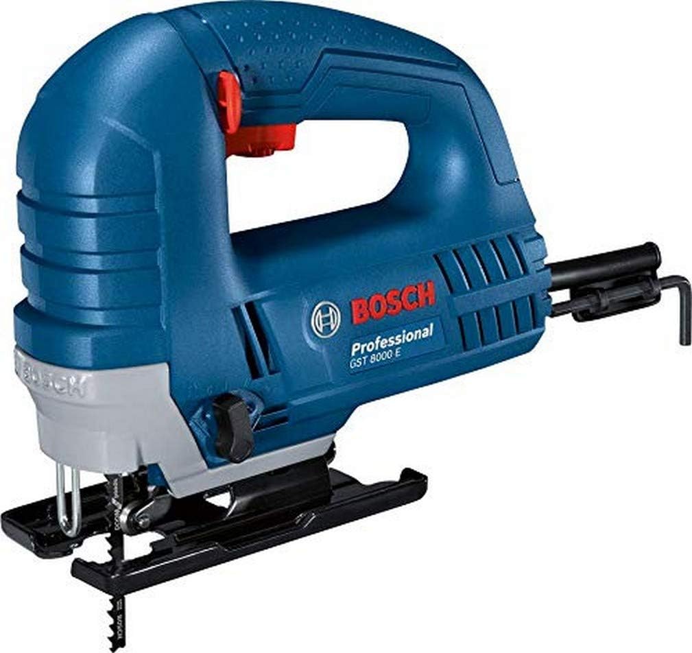 Bosch Professional GST 8000 E - Sierra de calar (710 W, máx. 3100 cpm, corte 80 mm, en caja)