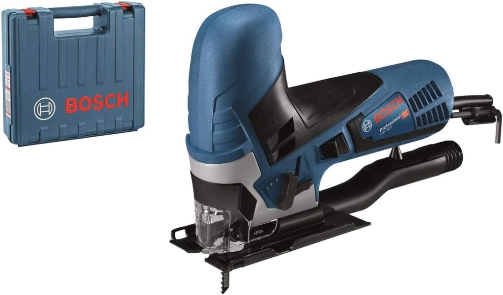 Bosch Professional GST 90 E - Sierra de calar (650 W, 500 - 3100 cpm, profundidad de corte 90 mm, en maletín)           [Clase de eficiencia energética A]