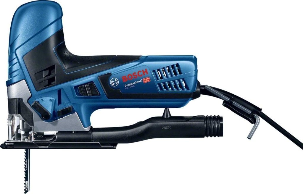 Bosch Professional GST 90 E - Sierra de calar (650 W, 500 - 3100 cpm, profundidad de corte 90 mm, en maletín)           [Clase de eficiencia energética A]
