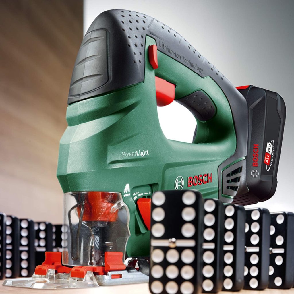 Bosch Sierra de Calar a batería PST 18 LI (sin batería, sistema de 18 V, en caja) + Maleta de transporte